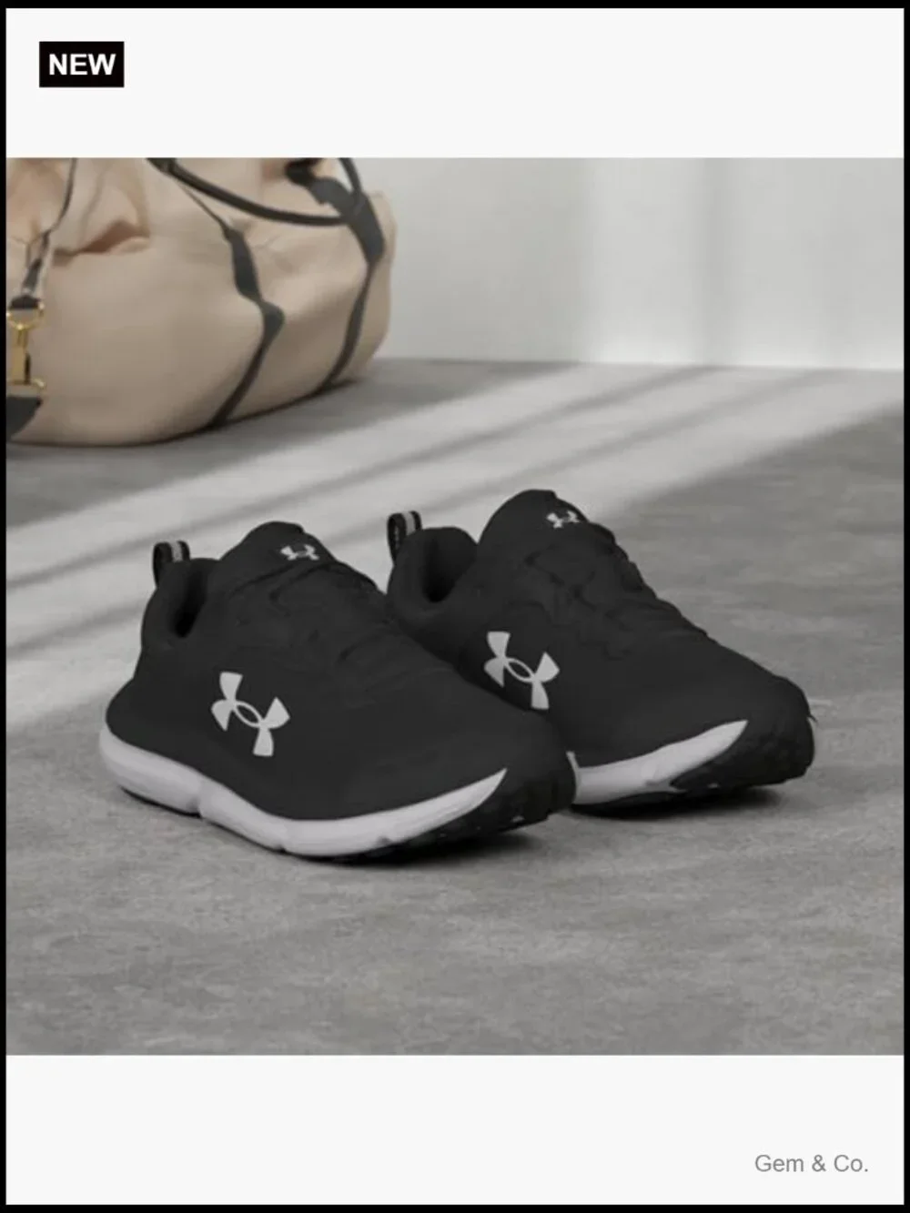 Running Shoes with Charged Cushioning, Lightweight Mesh, Rubber Outsole